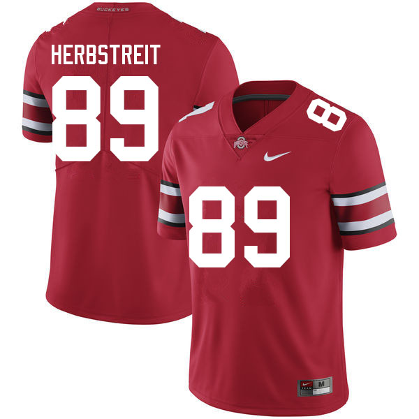 Ohio State Buckeyes #89 Zak Herbstreit College Football Jerseys Sale-Red
